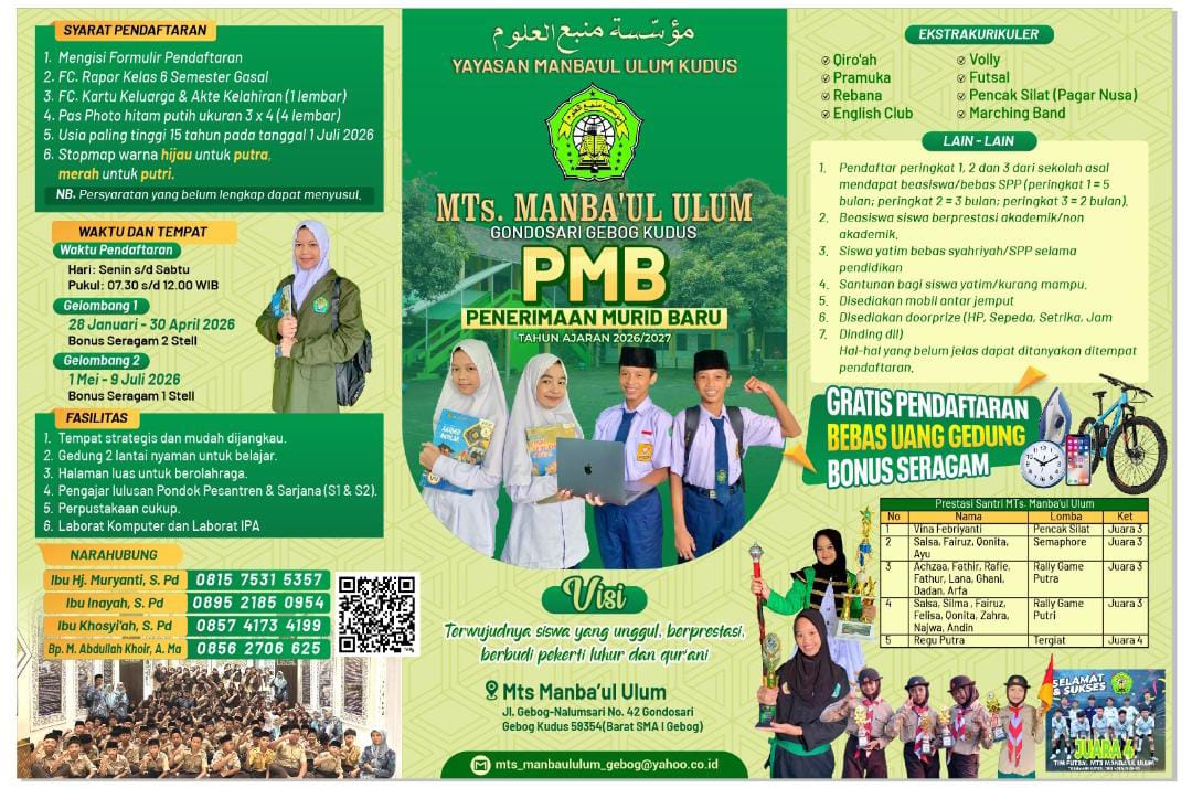 Penerimaan Murid Baru Tahun Ajaran 2026/2027